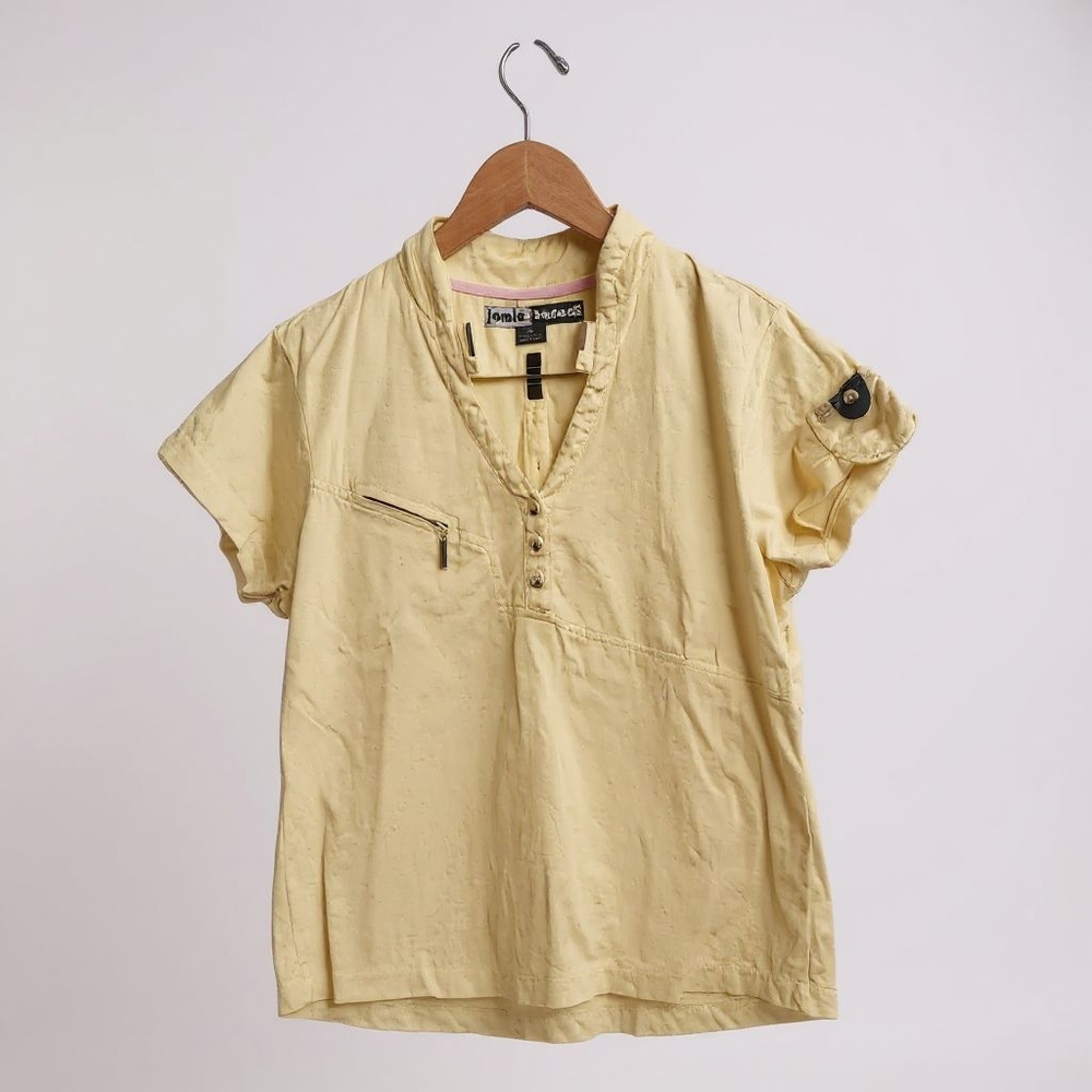 Jamie Sadock Light Yellow Cotton Top